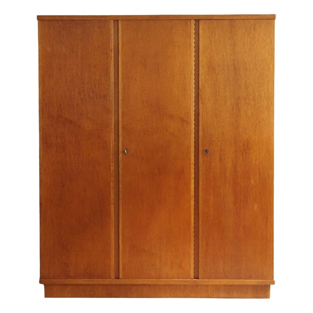 Mid-Century Wardrobe in Limba Wood, 1960 For Sale
