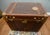 Vintage Leather Travelling Trunk For Sale - Image 3 of 9