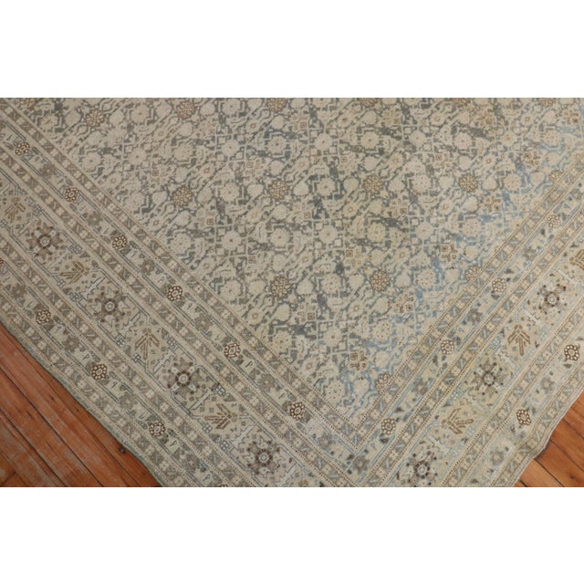 Textile Zabihi Collection Antique Persian Tabriz Room Size Rug For Sale - Image 7 of 18