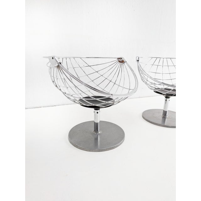 Atomic Ball Chairs by Rudi Verelst for Novalux, 1970s, Set of 2 For Sale - Image 7 of 7