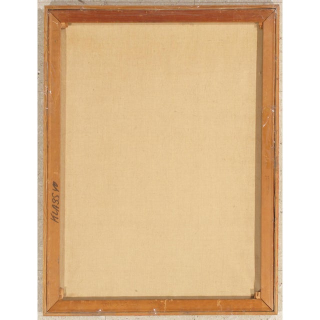 Mid 19th Century Green Underworld Acrylic Paint on Canvas, Nude Women For Sale - Image 10 of 10