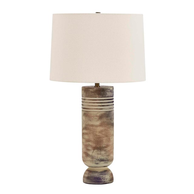Kenneth Ludwig Chicago Vale Beige Hues Table Lamp For Sale - Image 4 of 6