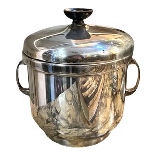 Mid Century Sheffield Silver Co. Silverplate Ice Bucket, Signed For Sale