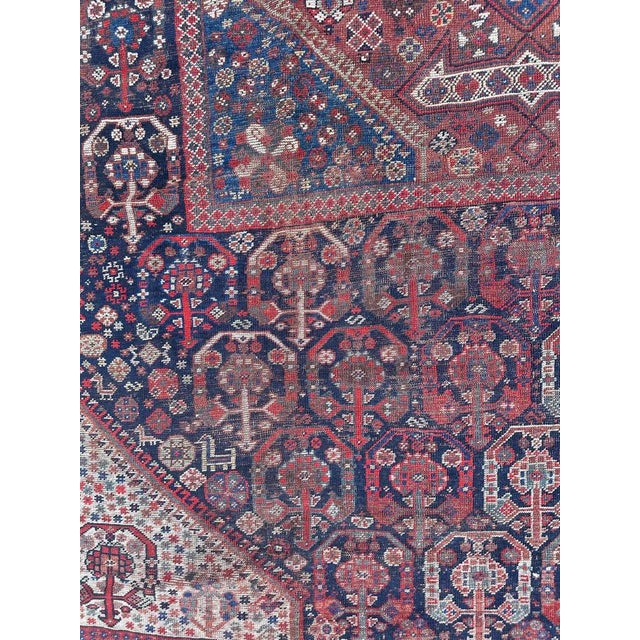 Antique Tribal Shiraz Rug, 1890s For Sale - Image 6 of 18