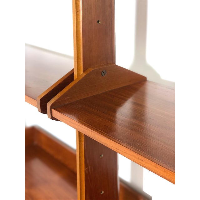 Vintage Double-Sided Bookcase with Two Bays, 1960s For Sale - Image 14 of 17