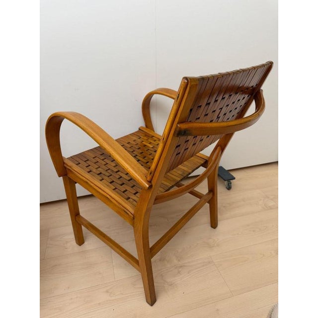 Gelenka Armchairs in Solid Beech Wood, Germany, 1950, Set of 2 For Sale - Image 16 of 18