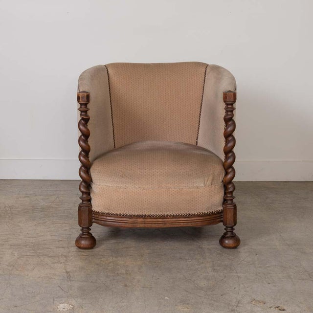 Pair of 19th Century Antique Barley Twist Armchairs For Sale - Image 4 of 18