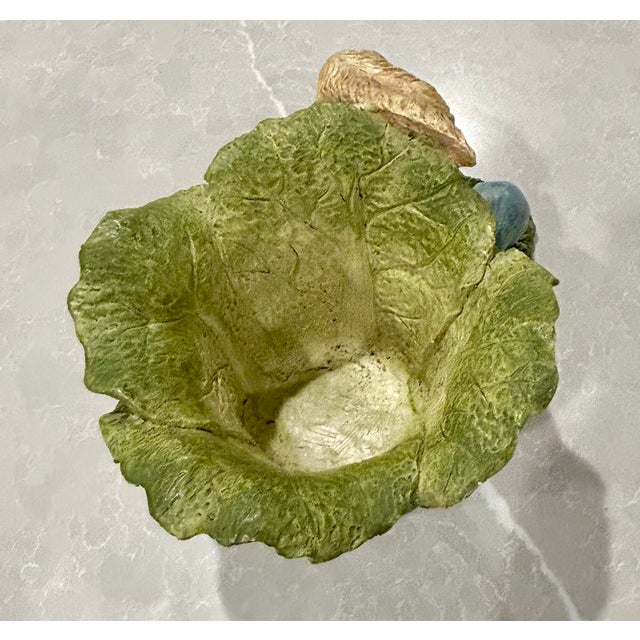 Vintage Henri Chrisdon Resin Bunny Rabbit Planter For Sale - Image 9 of 9