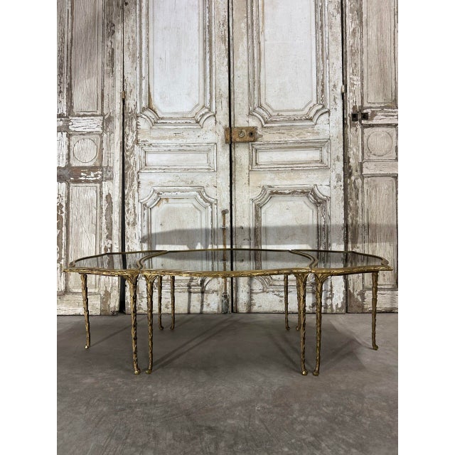 French Bronze Coffee Table from Maison Bagues, 1950s For Sale - Image 17 of 17