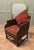 Early 20th C Scottish School Leather Fireside Chair This piece is being offered from a dispersal sale of Arts and Crafts...