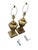 Vintage French Empire Style Gold Brass Metal Urn Form Table Lamps - A Pair For Sale In Phoenix - Image 6 of 8