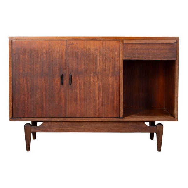 Vintage Italian Wood Sideboard, 1960s For Sale