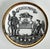 Ceramic Piero Fornasetti 1950s Emblems of the States Coaster Set of 7, Italy For Sale - Image 7 of 11