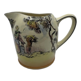 Vintage Royal Doulton Old English Scenes “The Gleaners” Jug/Pitcher For Sale