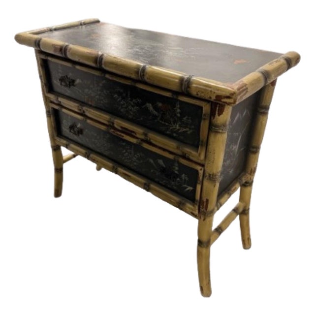 Mid 20th Century Chinoiserie Style Accent Cabinet/Commode For Sale