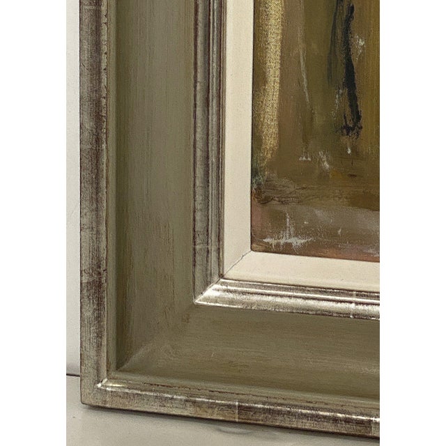 Contemporary British Framed Oil Painting on Canvas (Lilies in a Jug) For Sale - Image 10 of 13