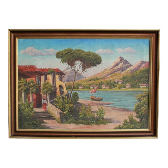 Gabini, Southern Landscape, Oil on Canvas, Framed | Chairish