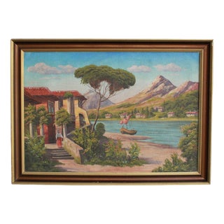 Gabini, Southern Landscape, Oil on Canvas, Framed For Sale