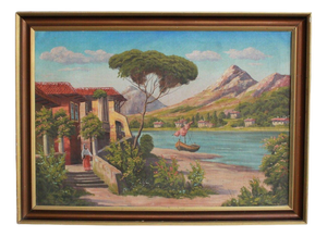Gabini, Southern Landscape, Oil on Canvas, Framed