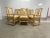Mid-Century Modern McGuire Style Rattan Dining Armchairs - Set of 6 For Sale - Image 3 of 11