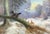Capercaillie in a Winter Landscape, 1910, Oil Painting on Canvas, Framed For Sale - Image 15 of 16