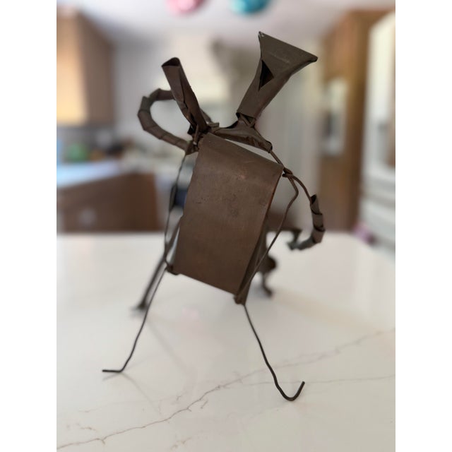 1960s Mid-Century Modern Abstract Steel Sculpture “Cellist) by Benedict Tatti (1917–1993) For Sale - Image 5 of 6