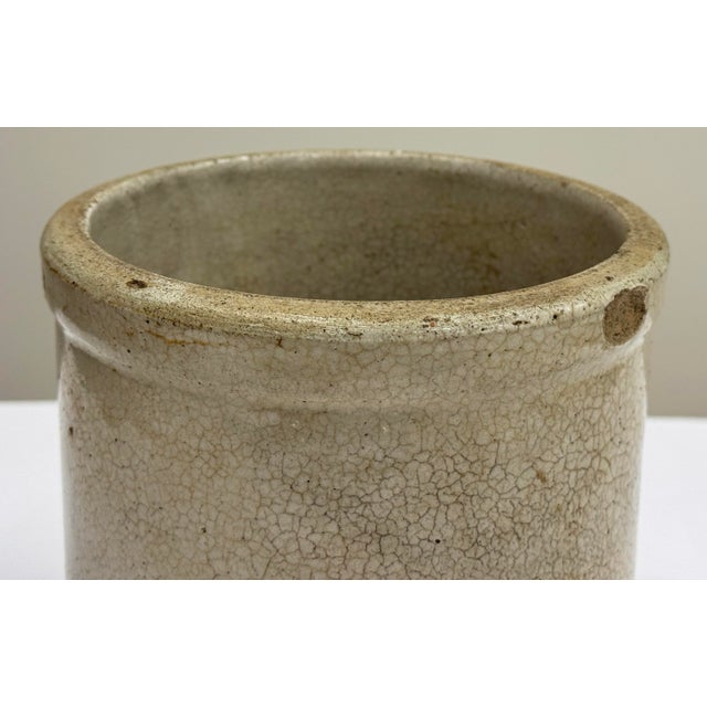 Sculpture Materials Handmade Antique Crock Vessel For Sale - Image 7 of 8