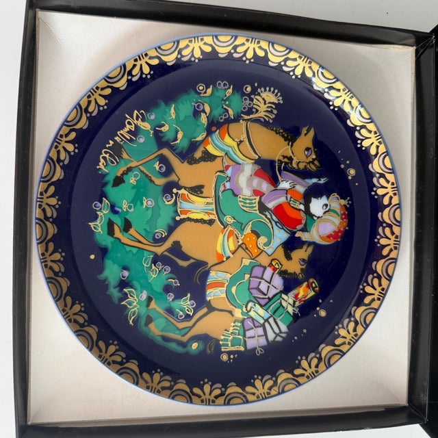 Sindbad the Sailor Plate No. VII by Bjørn Wiinblad for Rosenthal, Germany, 1970s For Sale - Image 6 of 6