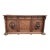 Handsome French Oak Credenza W Barley Twist For Sale