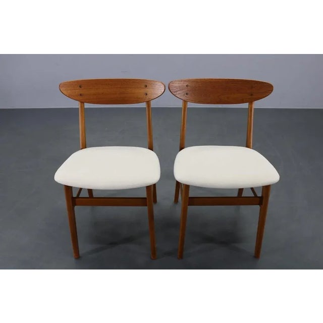 Teak Dining Chairs from Fastrup, Denmark, 1960s, Set of 5 For Sale - Image 12 of 18