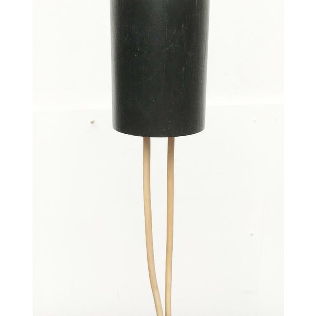 Mid-Century Swiss Space Age Plastic & Plywood Pendant Lamp from Temde, 1960s For Sale - Image 14 of 18