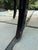 Hollywood Regency Italian Black Lacquer Venetian Grotto Shell-Back Dining Chairs, Set of 4 For Sale - Image 3 of 7
