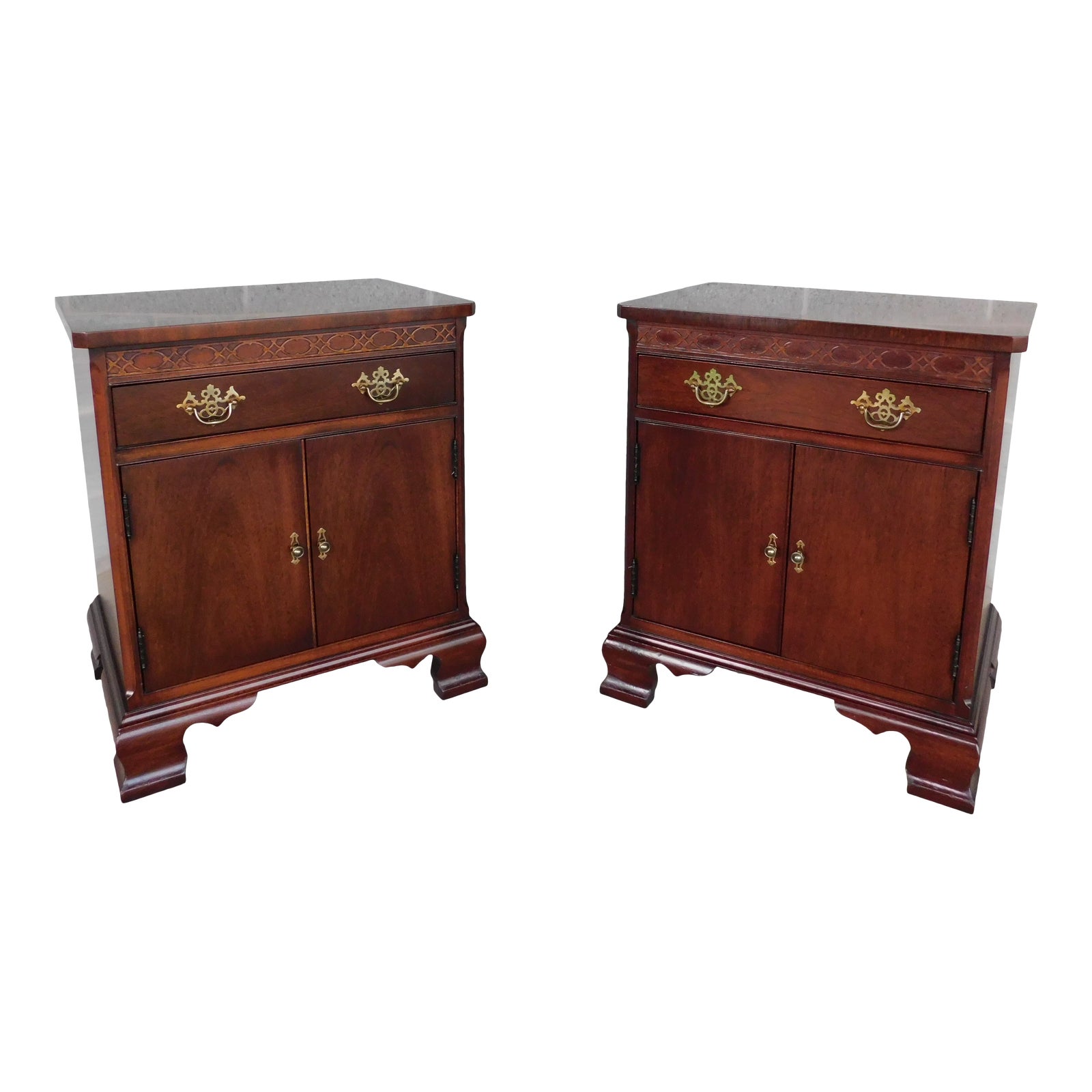 Hickory Chair Historical James River Plantations Mahogany Nightstands