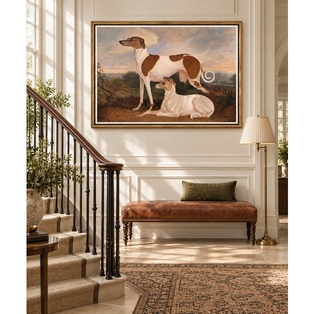Bunny Williams Home Vintage Greyhound Dog Art Print by Charles Hancock - 12" X 8" For Sale - Image 4 of 9