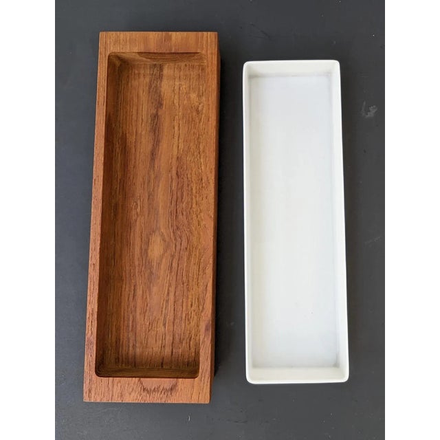 1960s Sanka Teak Tray Designed by Yki Nummi for Stockman For Sale In Miami - Image 6 of 9