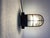 Vintage Industrial Caged Bulkhead Ceiling Light with Ribbed Glass, 1970s For Sale - Image 4 of 14