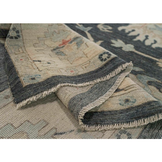 Oushak Rug 10' x 13'7" #21383 For Sale In Houston - Image 6 of 8