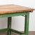 Green 19th Century Hungarian Original Green Painted Pine Work Table For Sale - Image 8 of 14