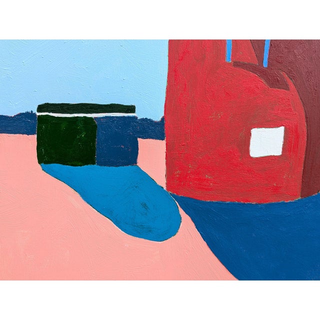 Jacob Spacek “American Rural, Cistern” Contemporary Colorful Pastoral Landscape Painting, 2024 For Sale - Image 12 of 12