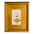 Original Hand-Painted Pink Floral Motif Paining, Framed For Sale