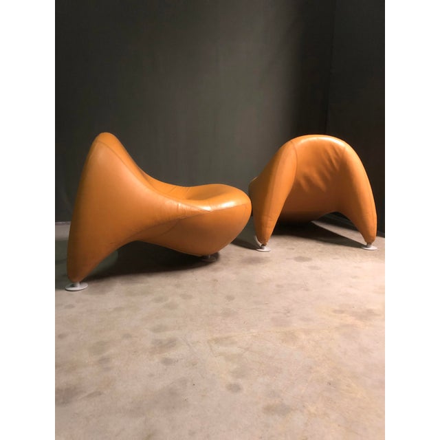 Leather Lounge Chairs by Luigi Colani, 1968, Set of 2 For Sale - Image 10 of 13