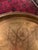 19th Century Islamic Brass Tray | Indo-Persian Hand-Engraved Geometric & Floral Decoration | Antique Tabletop For Sale In Seattle - Image 6 of 7