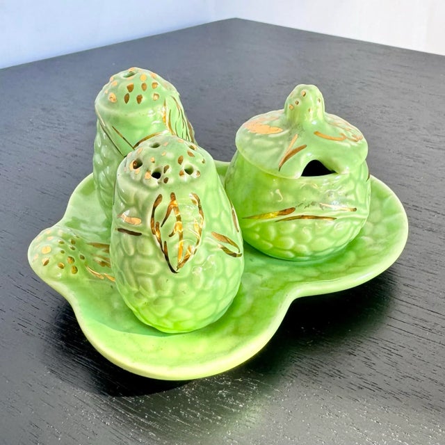 Vintage Wade Salt and Pepper Sugar Bowl - 3 Pieces For Sale - Image 4 of 9