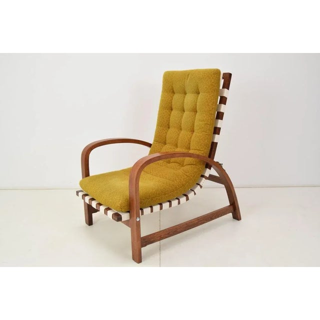Art-Deco Adjustable Armchair by Jindrich Halabala, 1930s For Sale - Image 17 of 18
