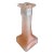 Taitu Italy Frosted Blush Glass Taper Candleholder For Sale
