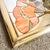Postmodern Lily Flower Stained Glass Gold Frame Wall Mirror For Sale - Image 9 of 11
