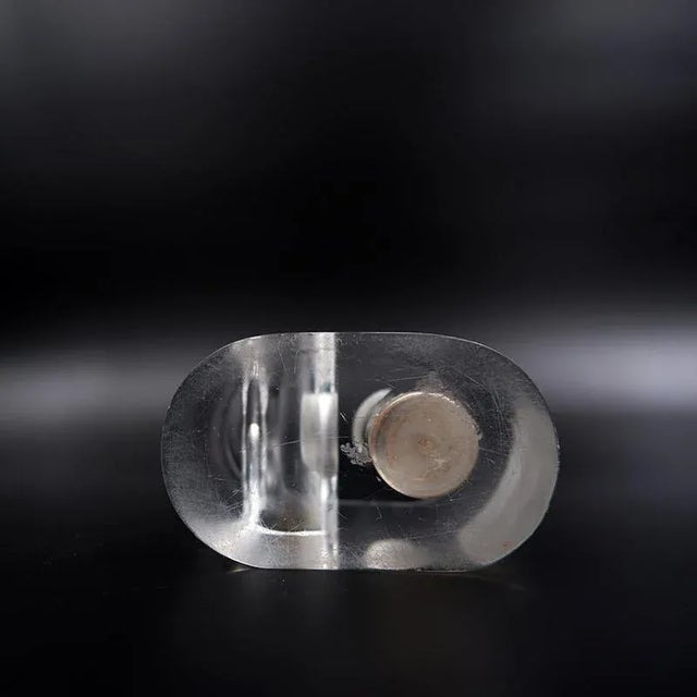 Vintage Acrylic Glass Soliflor Vase, 1970s For Sale - Image 9 of 12