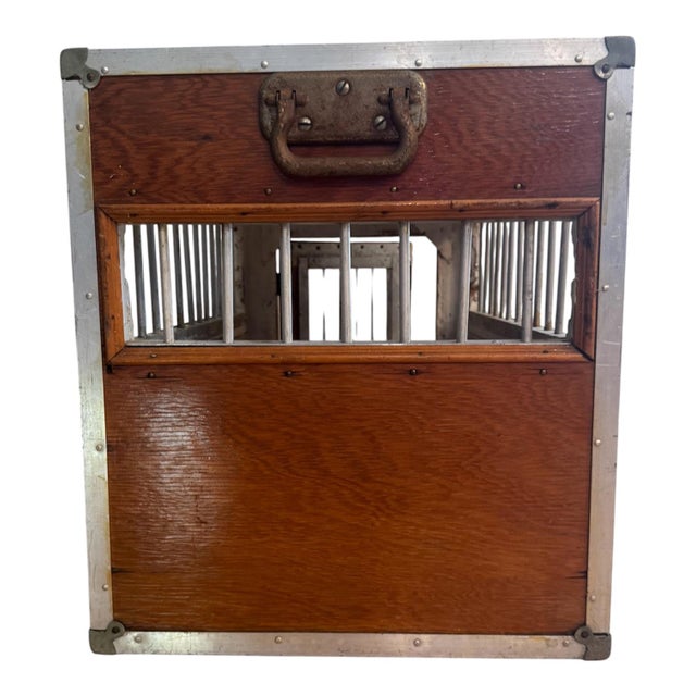 1960s Kroyer Crates Dog Handlers’ Guild Wood and Metal Travel Kennel For Sale - Image 9 of 12