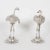 Mid-Century Silvered Ostrich Sculptures Constructed with Ostrich Eggs - A Pair For Sale - Image 4 of 11