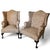 Wood Timeless Sophistication for Your Home: A Pair of Premium Chippendale-Style Wingback Chairs by Hickory Furniture For Sale - Image 7 of 9